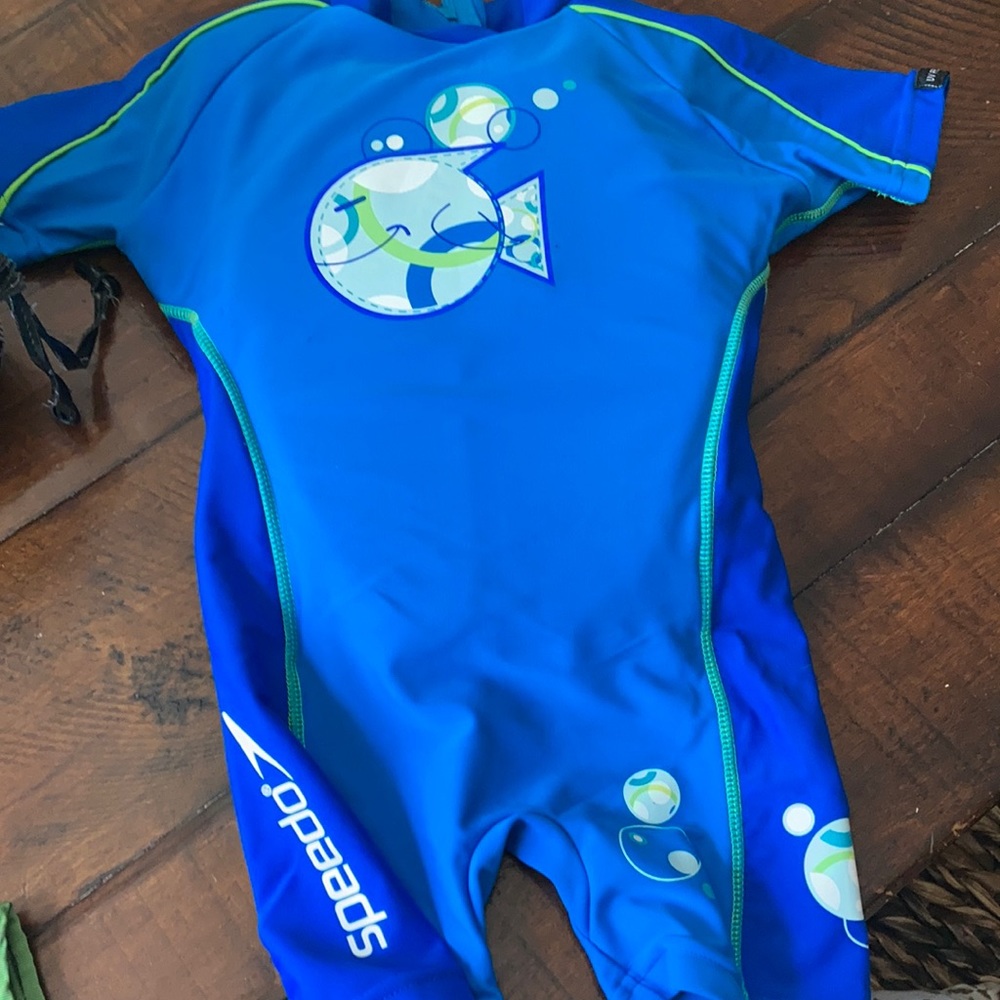 Toddler Speedo floating one piece swims suit